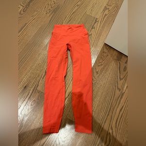 orange savvi leggings